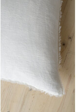 Lina Linen Pillow Ivory 16x24