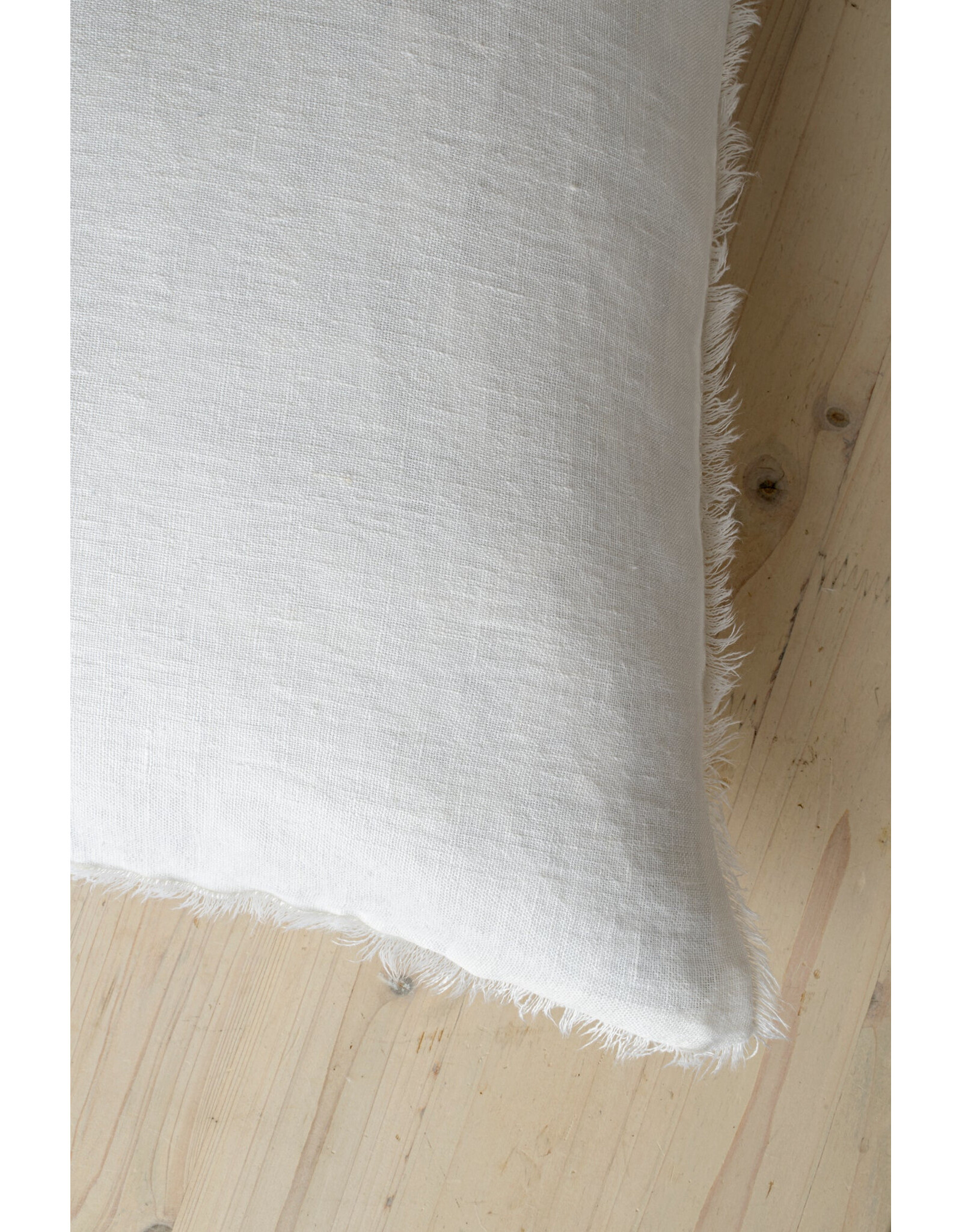 Lina Linen Pillow Ivory 16x24