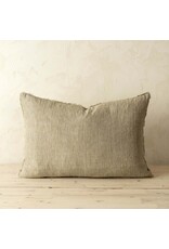 Lina Linen Pillow, Sand 16x24