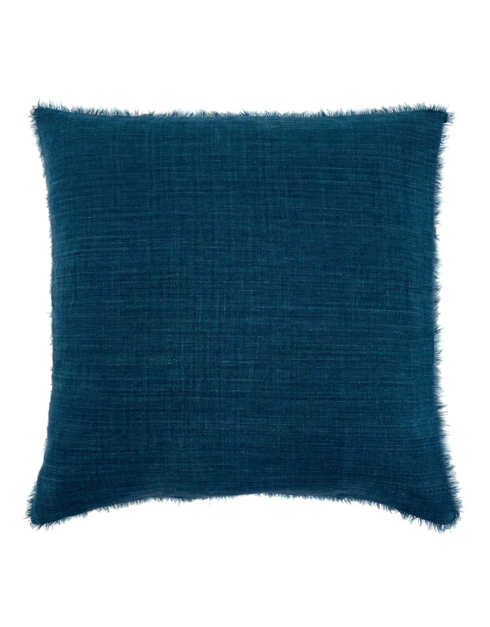 Lina Linen Pillow, Cobalt 24x24
