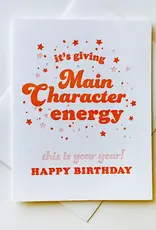 Main Character Birthday Card