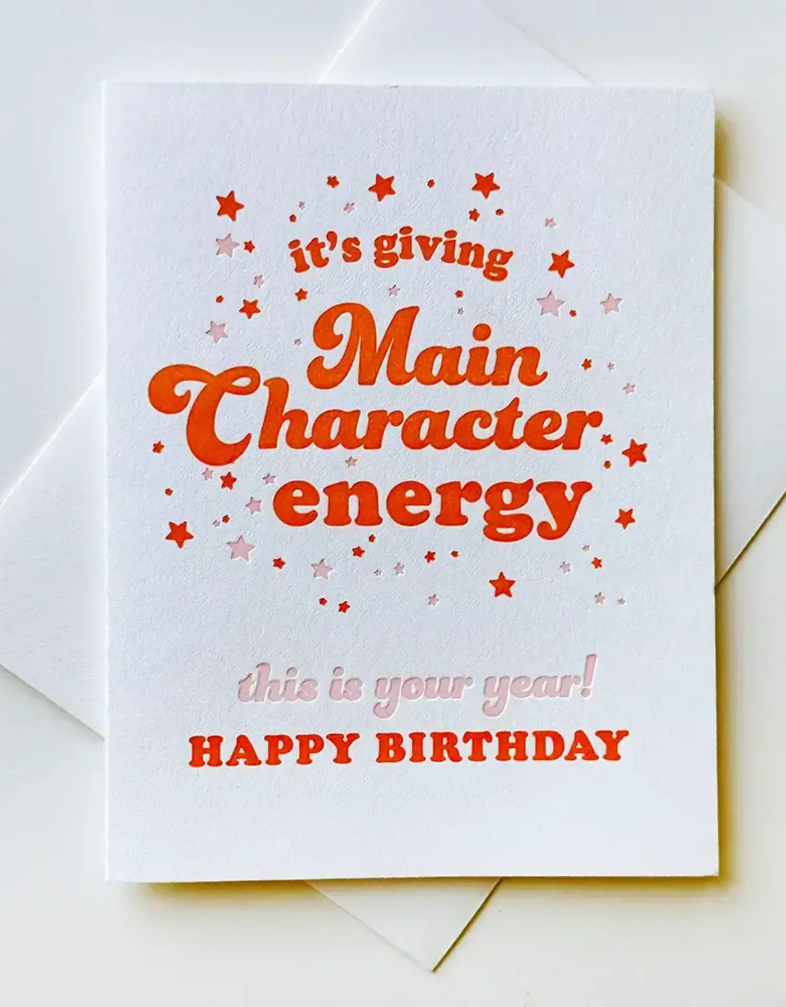 Main Character Birthday Card
