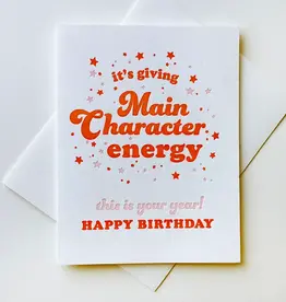 Main Character Birthday Card