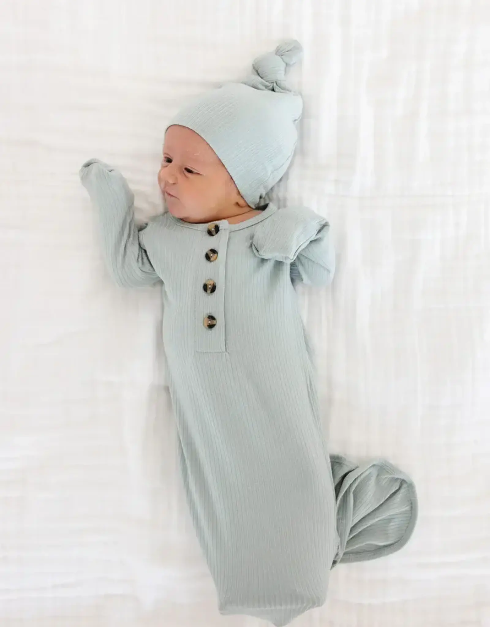 Bailey Ribbed Knotted Gown