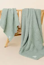 Chenille Blanket - Sage