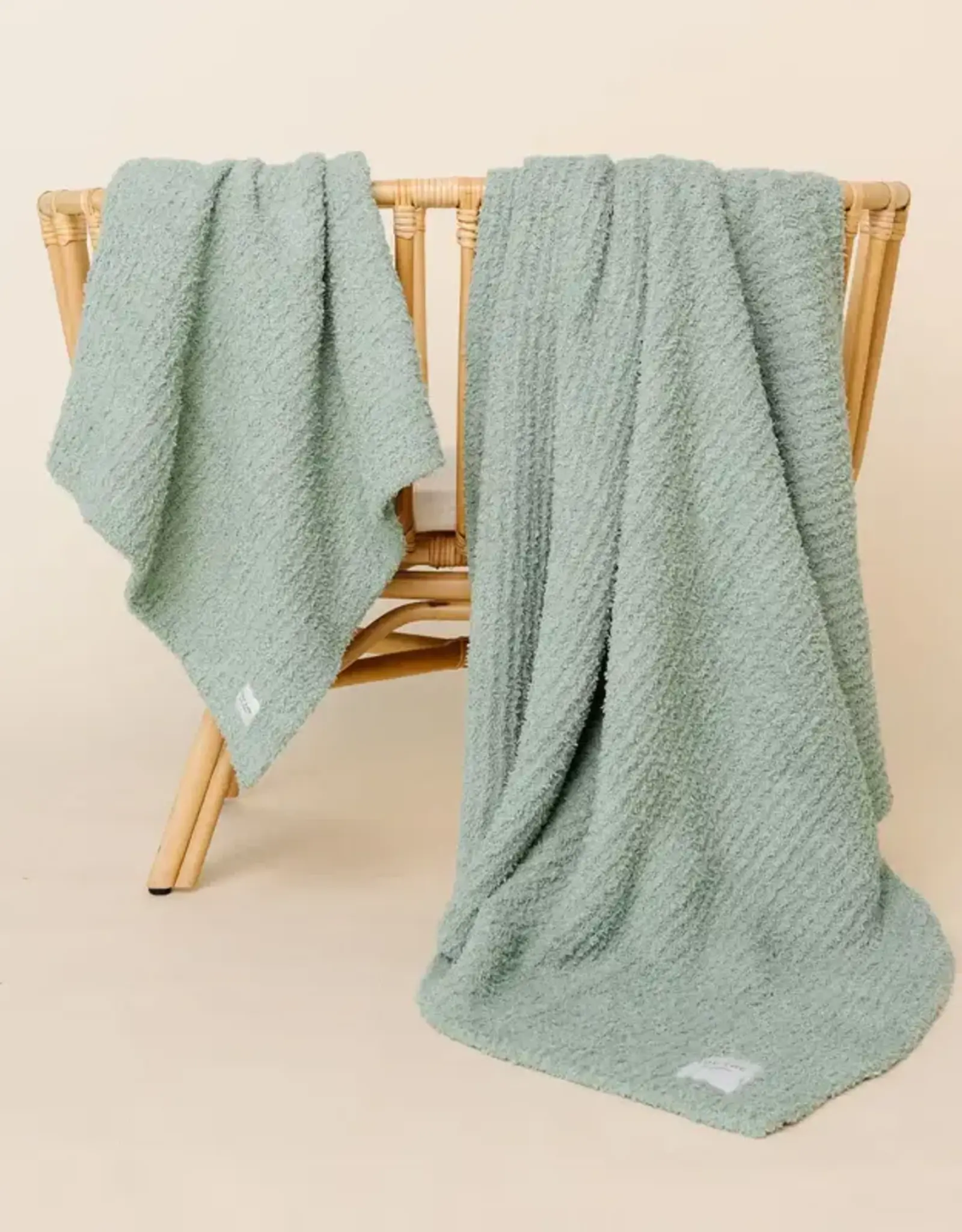 Chenille Blanket - Sage