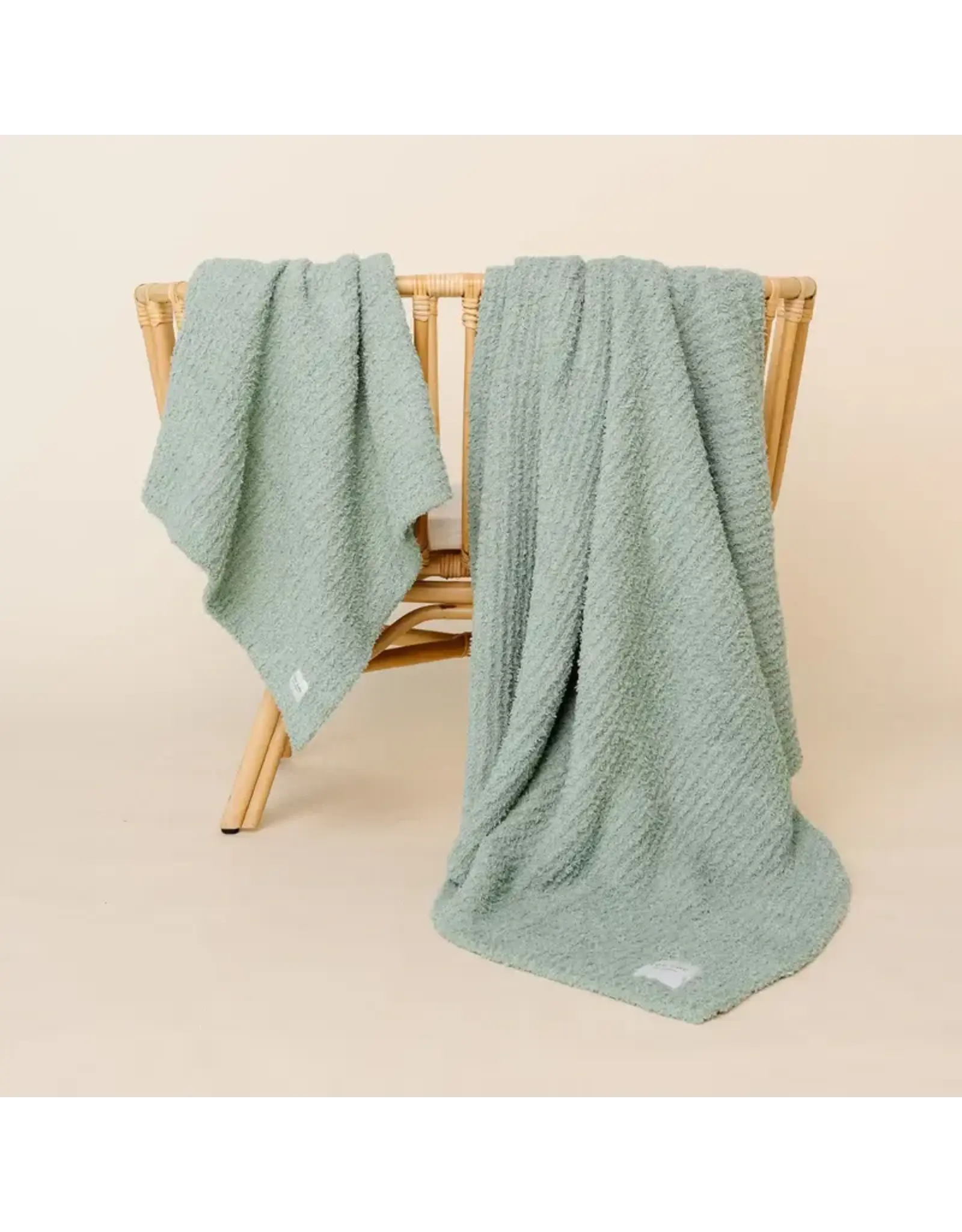 Chenille Blanket - Sage