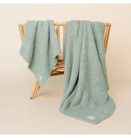 Chenille Blanket - Sage