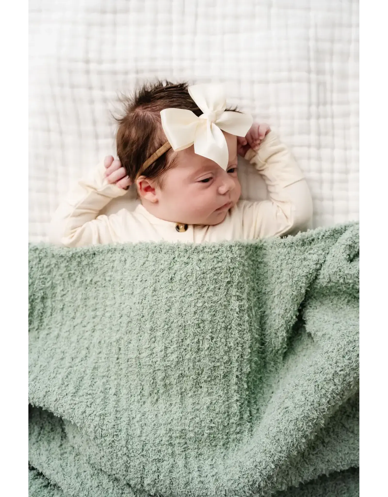 Chenille Blanket - Sage