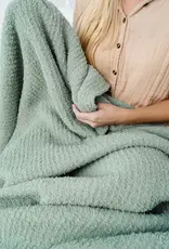 Chenille Blanket - Sage