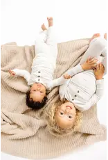 Chenille Blanket - Oatmilk