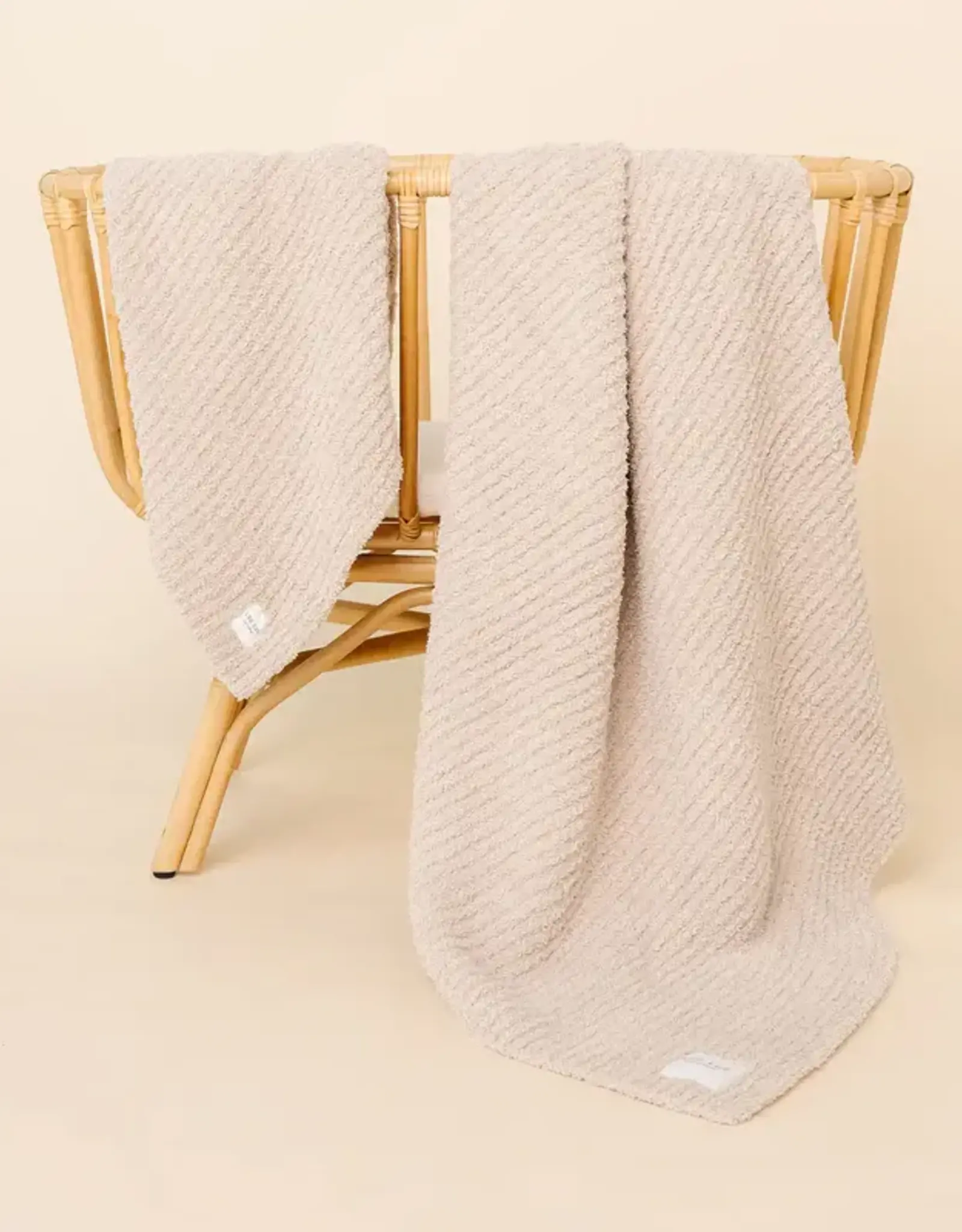 Chenille Blanket - Oatmilk