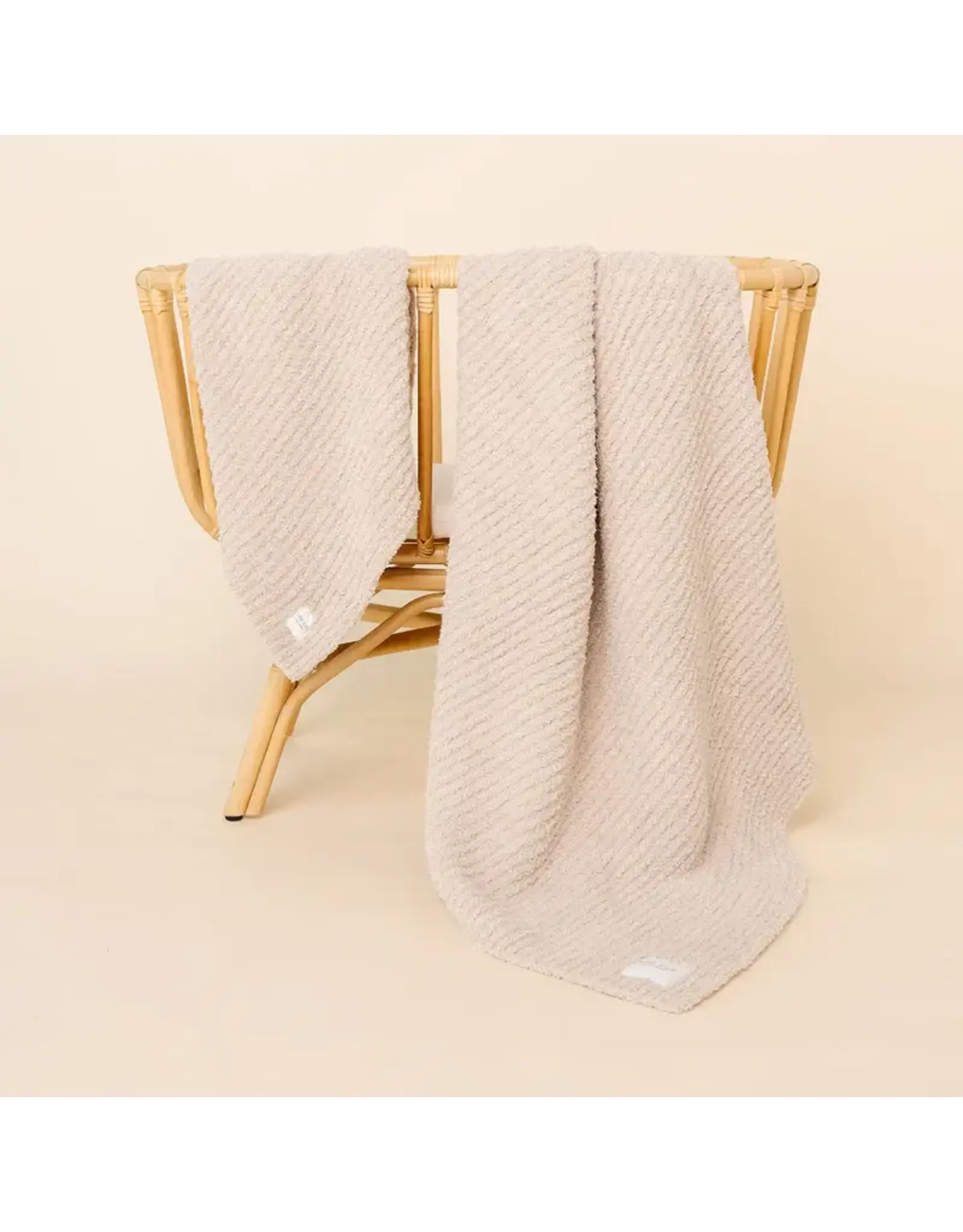 Chenille Blanket - Oatmilk