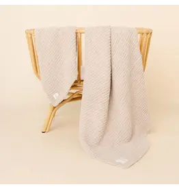 Chenille Blanket - Oatmilk