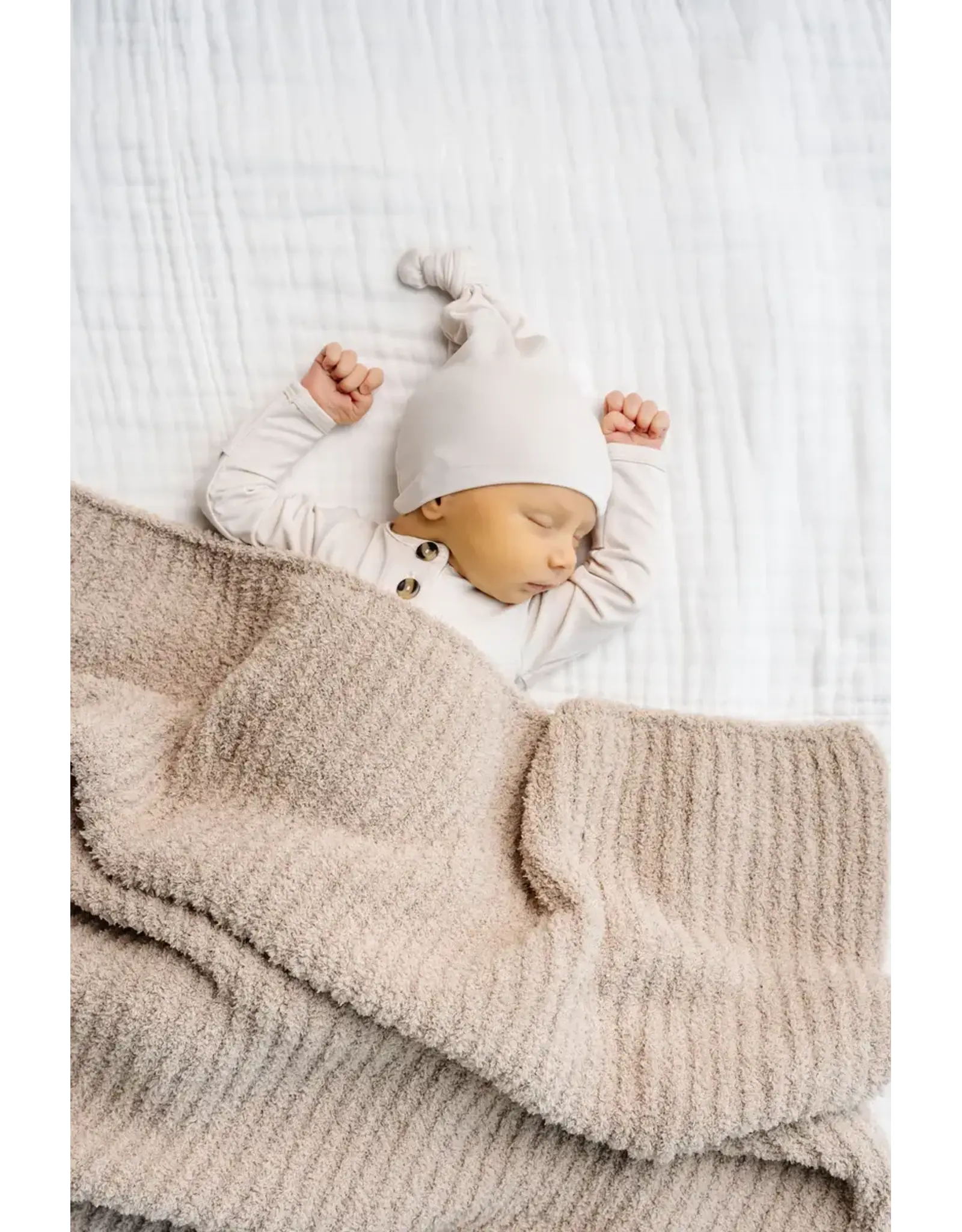Chenille Blanket - Oatmilk