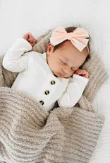Chenille Blanket - Oatmilk