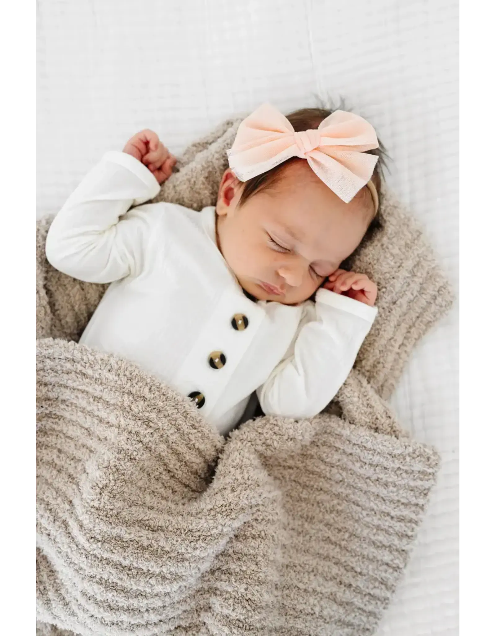 Chenille Blanket - Oatmilk