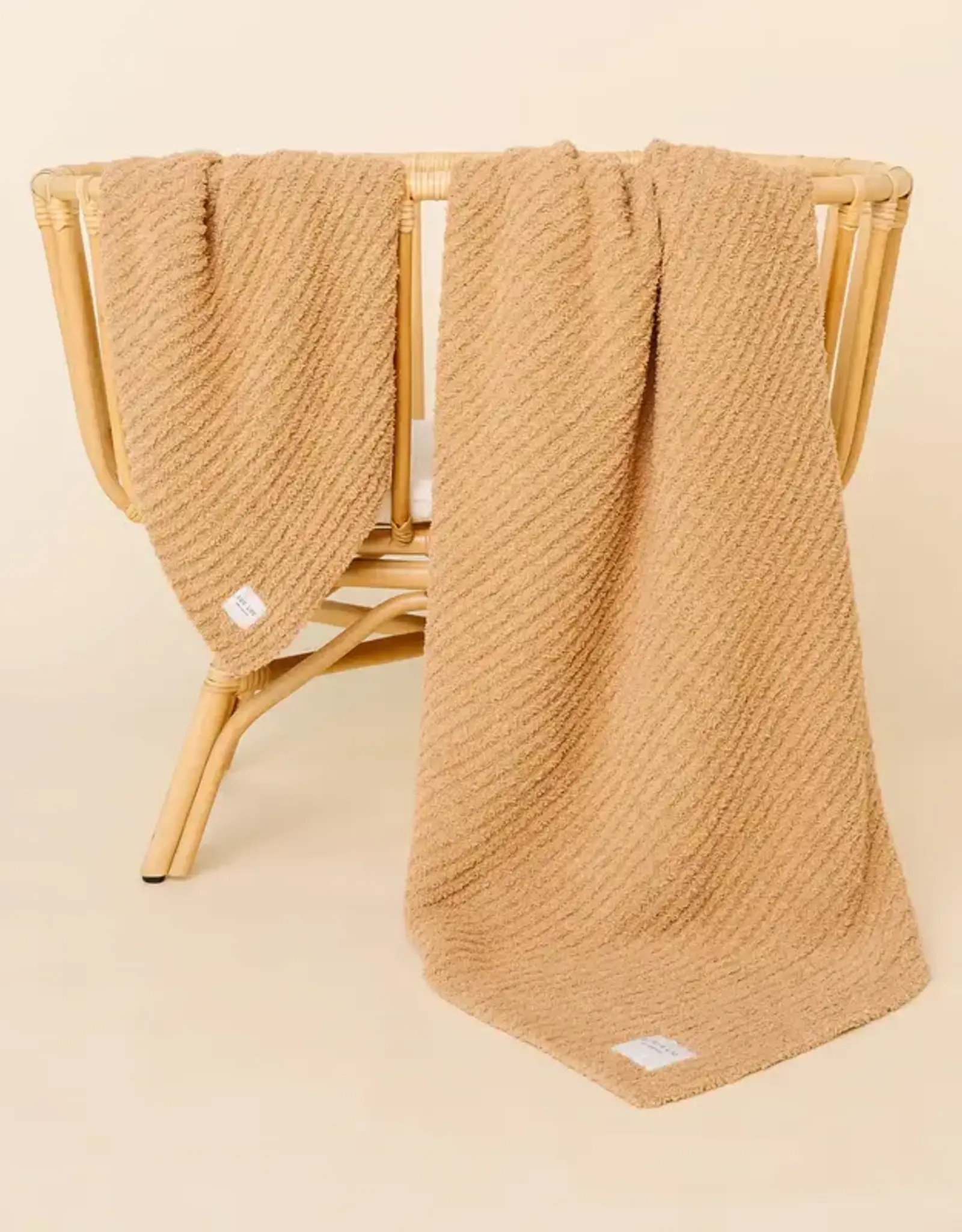 Chenille Blanket - Tan