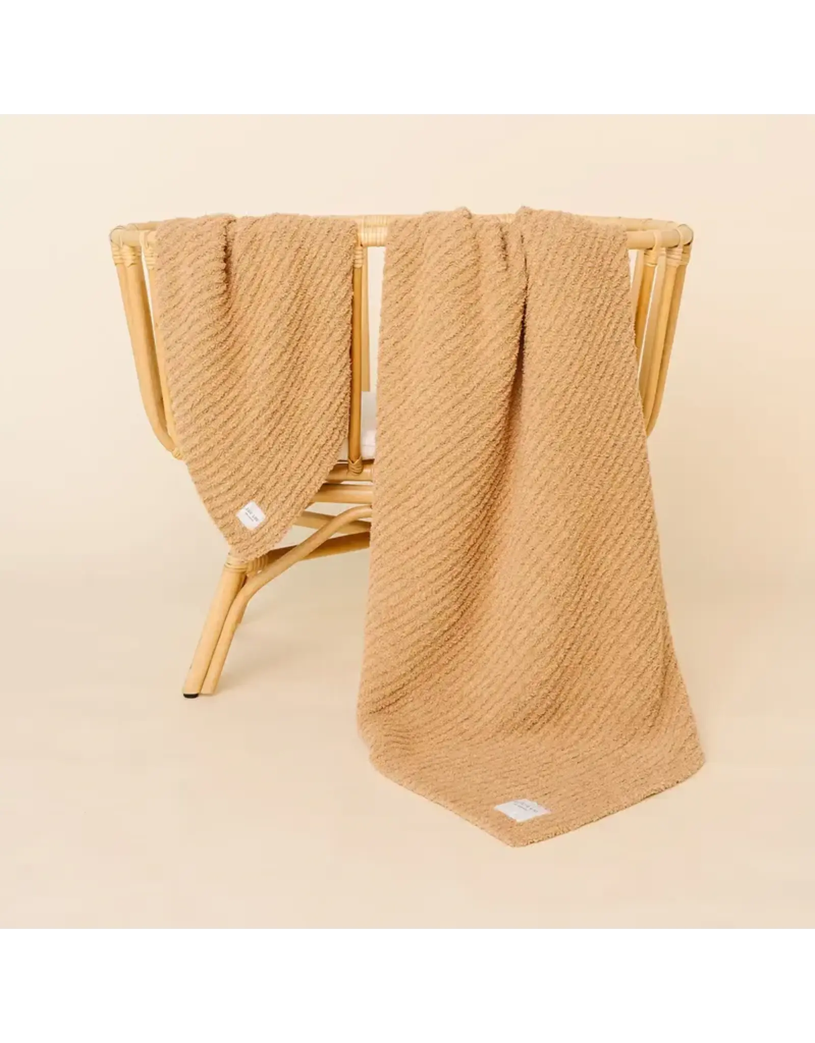 Chenille Blanket - Tan