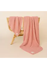 Chenille Blanket Large, Rose