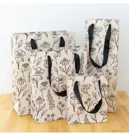 Pressed Floral Gift Bag