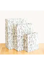 Pressed Floral Gift Bag - Wine