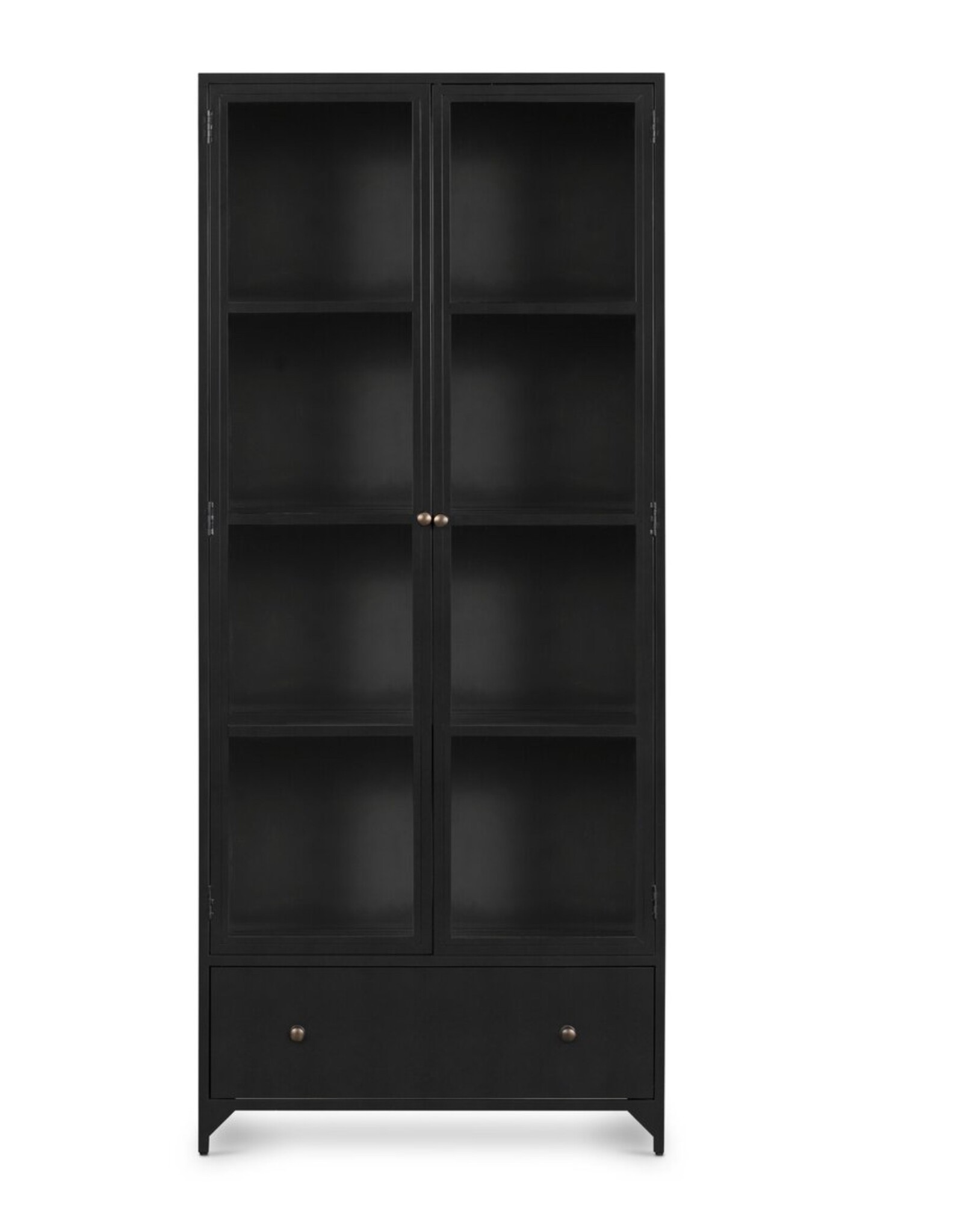 Shadow Box Cabinet in Black