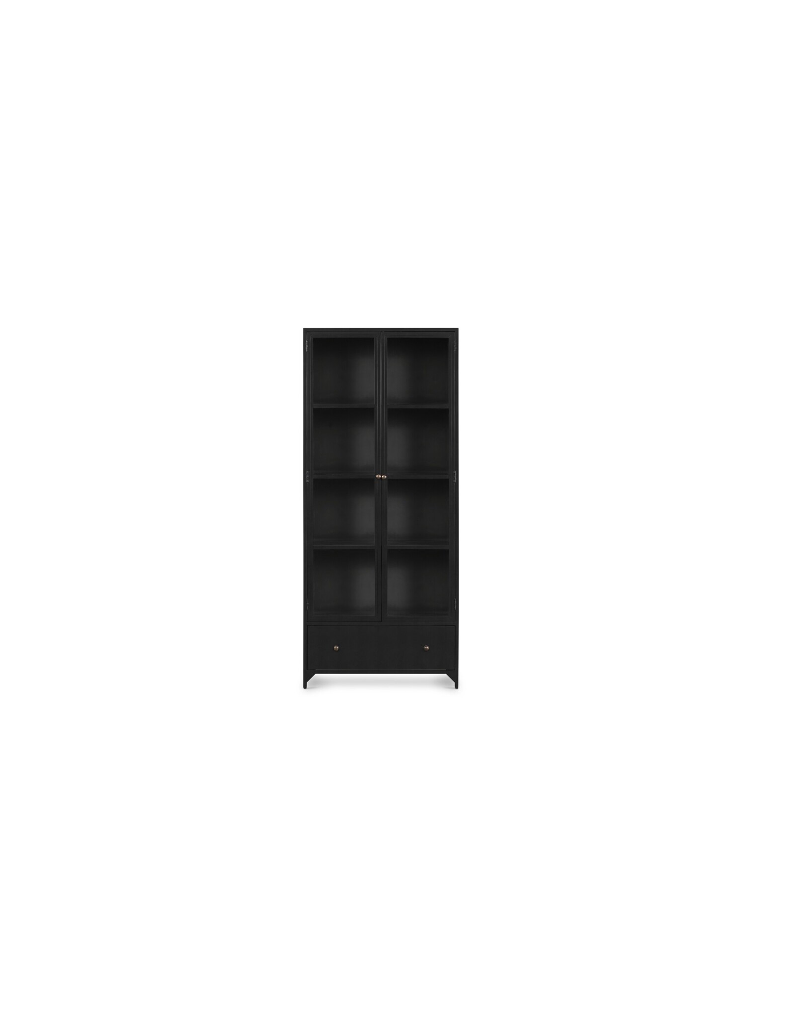 Shadow Box Cabinet in Black