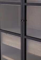 Millie Cabinet-Drifted Black/Oak