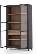 Millie Cabinet-Drifted Black/Oak