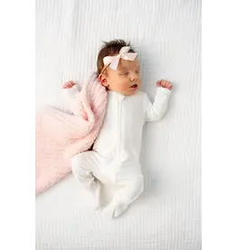 Wren Ribbed Zipper Footies
