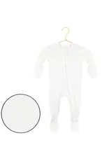 Wren Ribbed Zipper Footies