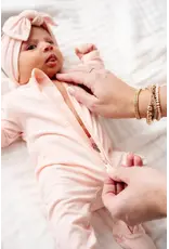 Rosie Ribbed Zipper Footies