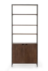 Trey Modular Wide Bookcase - Auburn Poplar