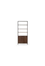 Trey Modular Wide Bookcase - Auburn Poplar