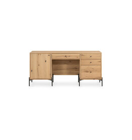 Eaton Executive Desk in Light Oak Resin