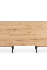 Eaton Executive Desk in Light Oak Resin