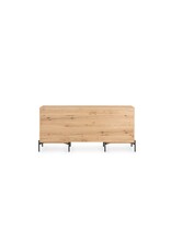 Eaton Executive Desk in Light Oak Resin