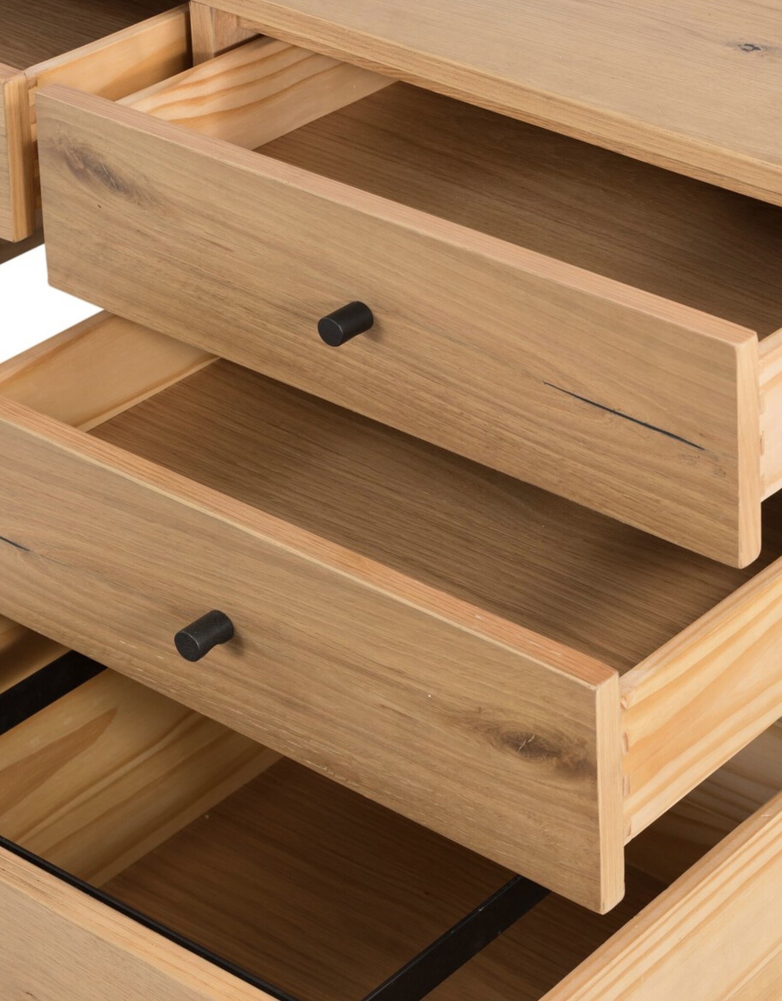 Eaton Executive Desk in Light Oak Resin