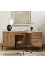 Eaton Executive Desk in Light Oak Resin