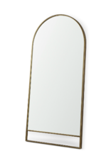 Sadie Arch Floor Mirror, Antique Gold  - 36x76