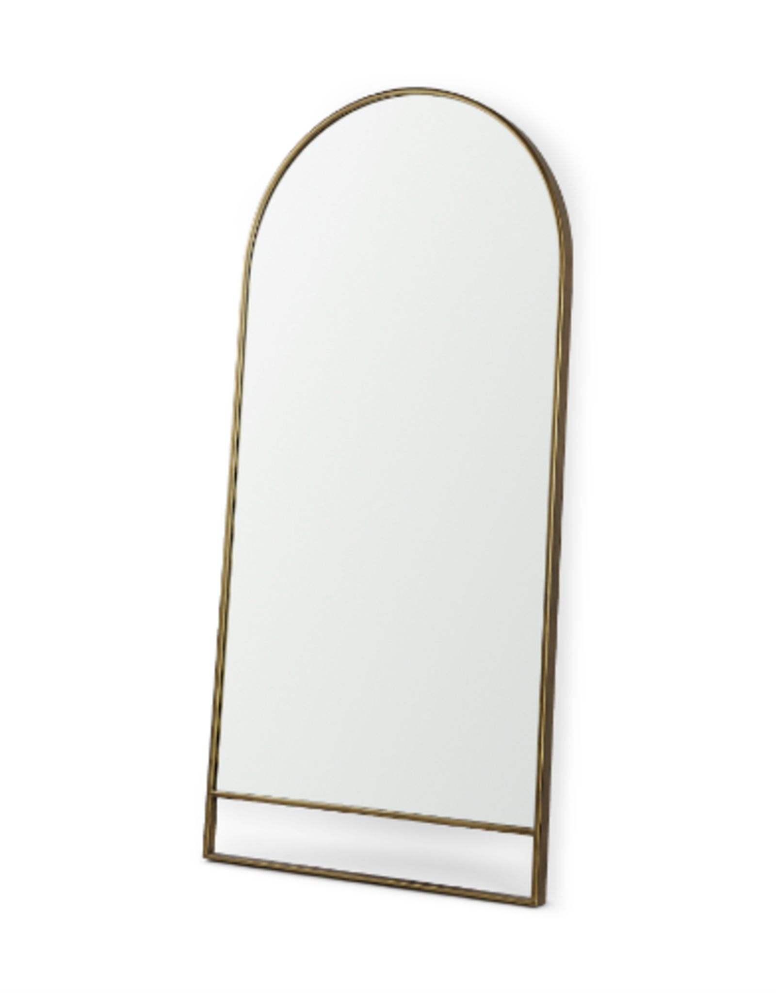 Sadie Arch Floor Mirror, Antique Gold  - 36x76
