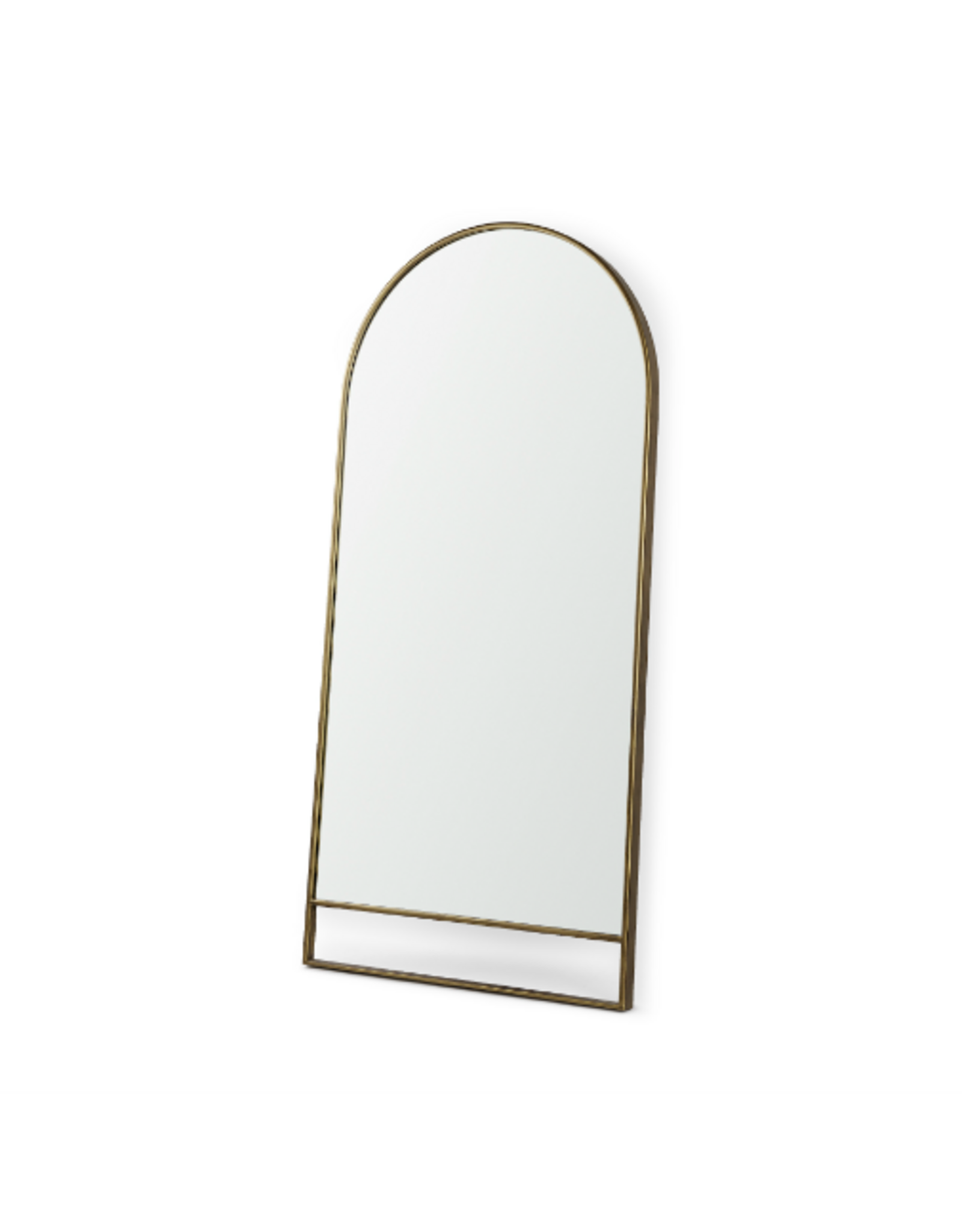 Sadie Arch Floor Mirror, Antique Gold  - 36x76