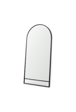 Sadie Arch Floor Mirror, Black - 36x76