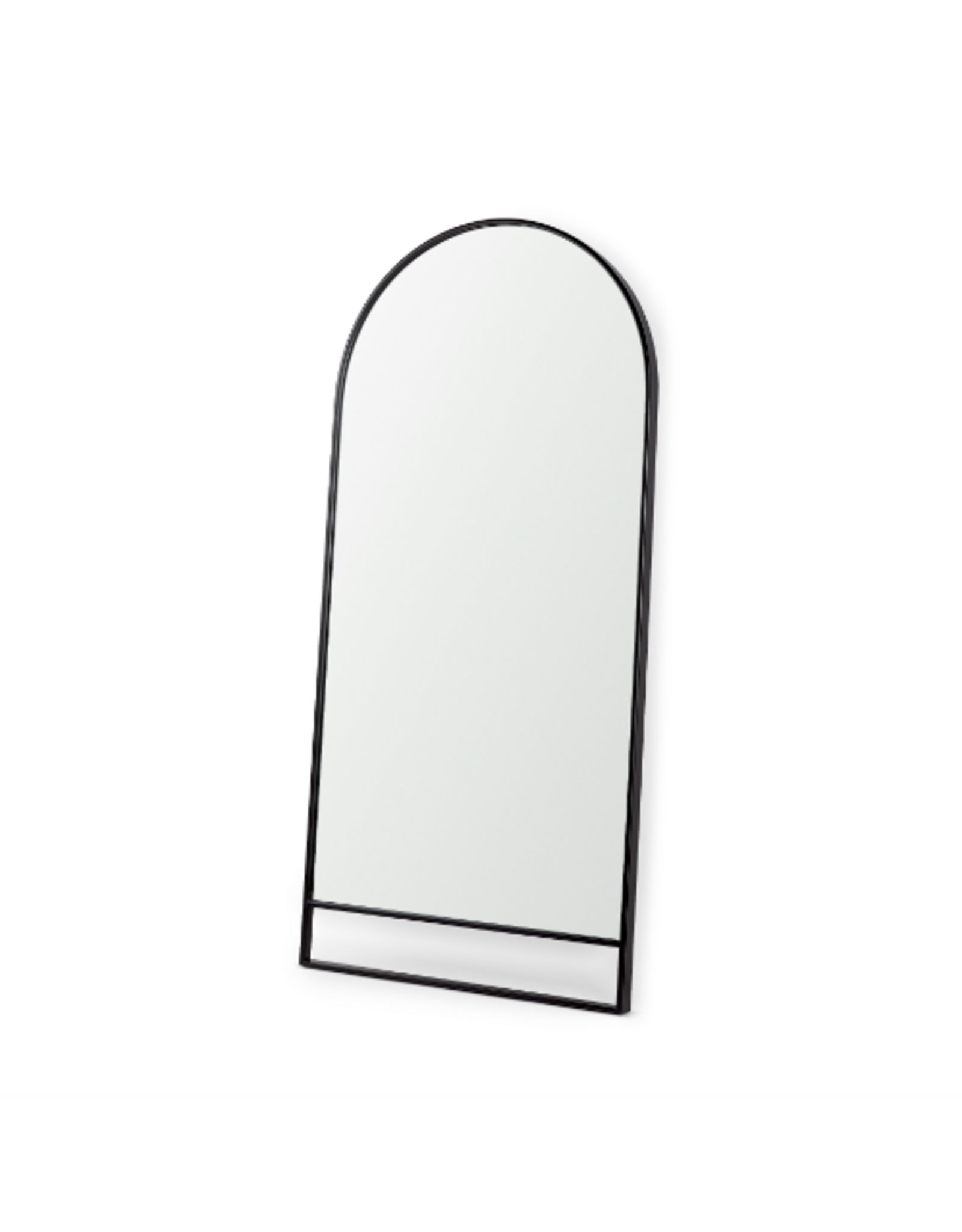 Sadie Arch Floor Mirror, Black - 36x76
