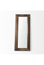 Gerome Brown Wooden Floor Mirror