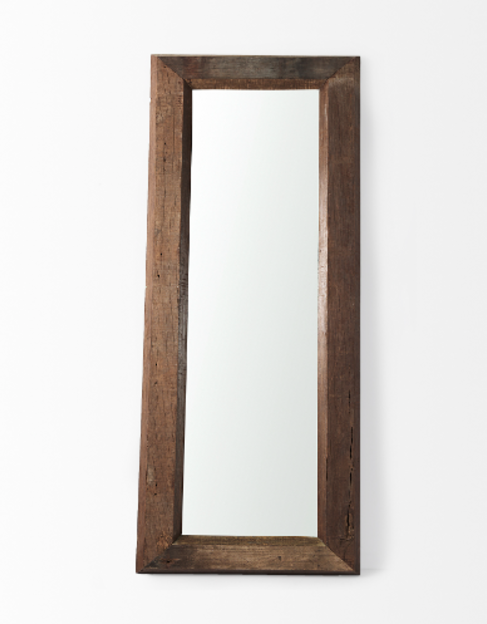 Gerome Brown Wooden Floor Mirror