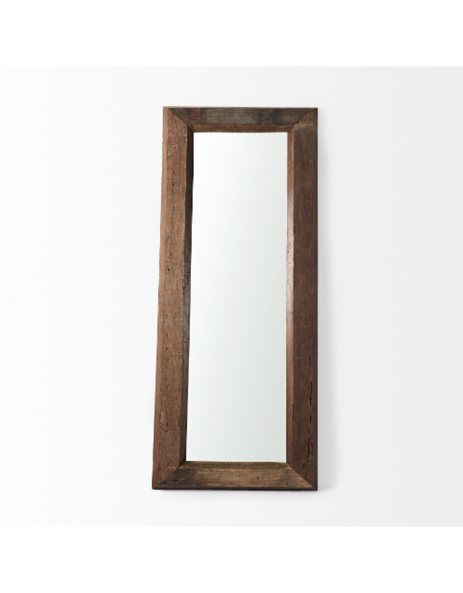 Gerome Brown Wooden Floor Mirror