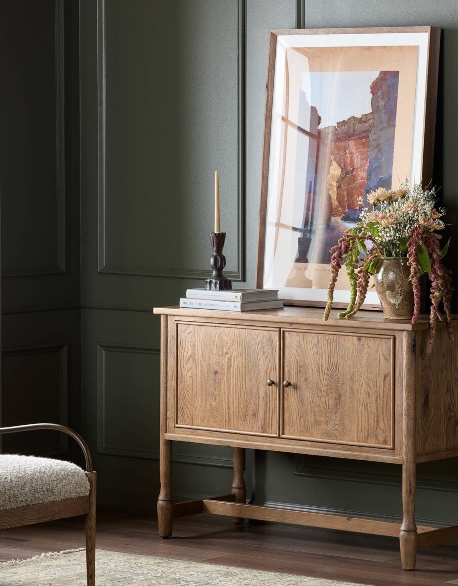 Bari Sideboard 46" in Weathered Oak Veneer