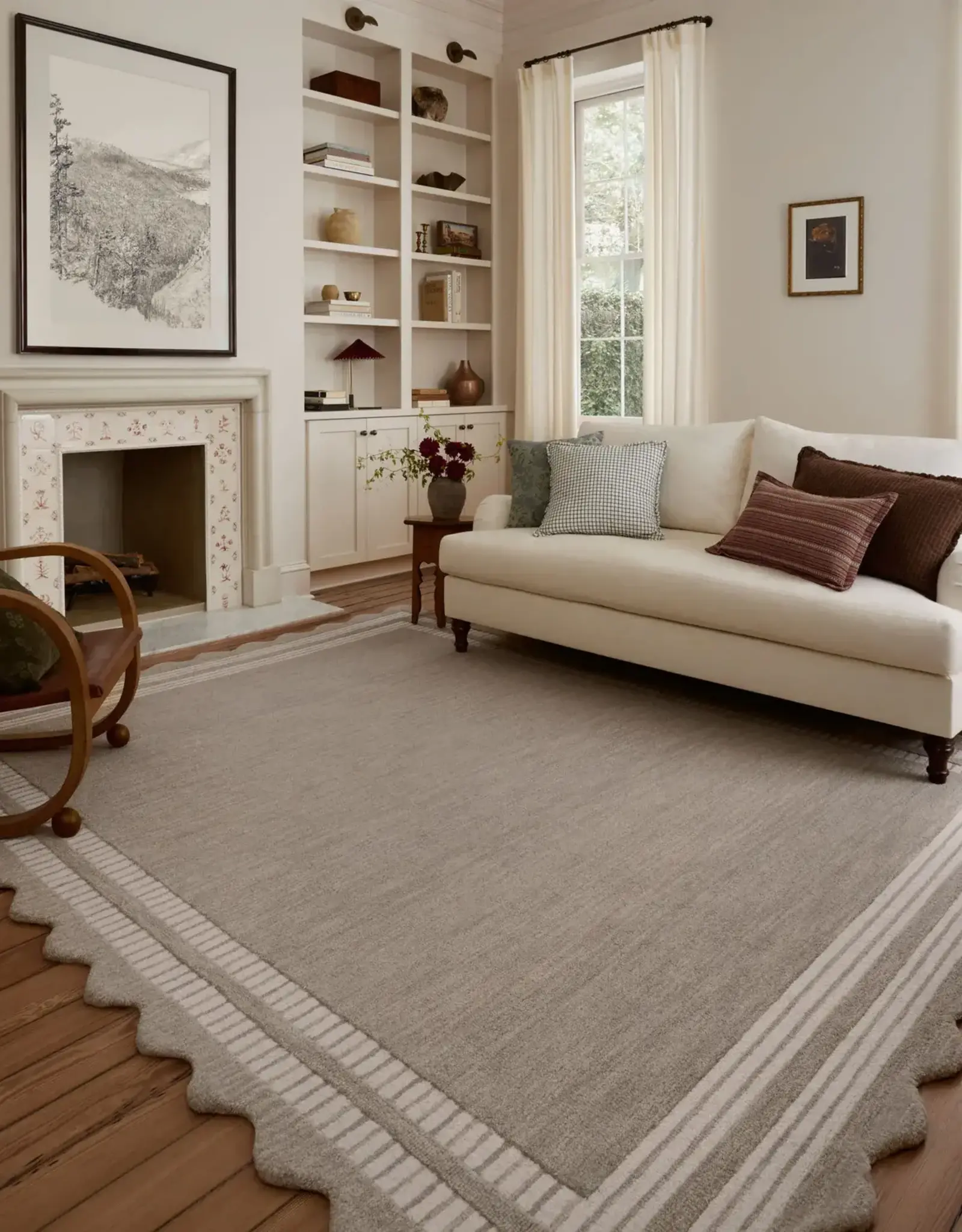 Scottie Rug - SCO-01 Fog/Ivory